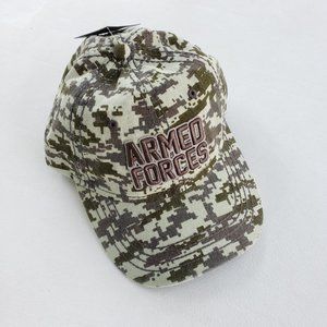 NWT Armed Forces Camo Baseball Cap